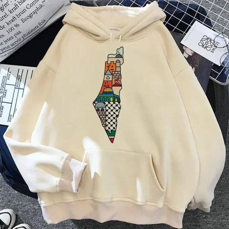 Palestine Hoodie Women Designer Graphic Female - Nadastore Palestine Hoodie Women Designer Graphic Female 39.99