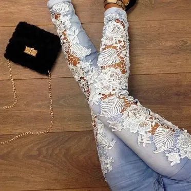 Lace jeans null
