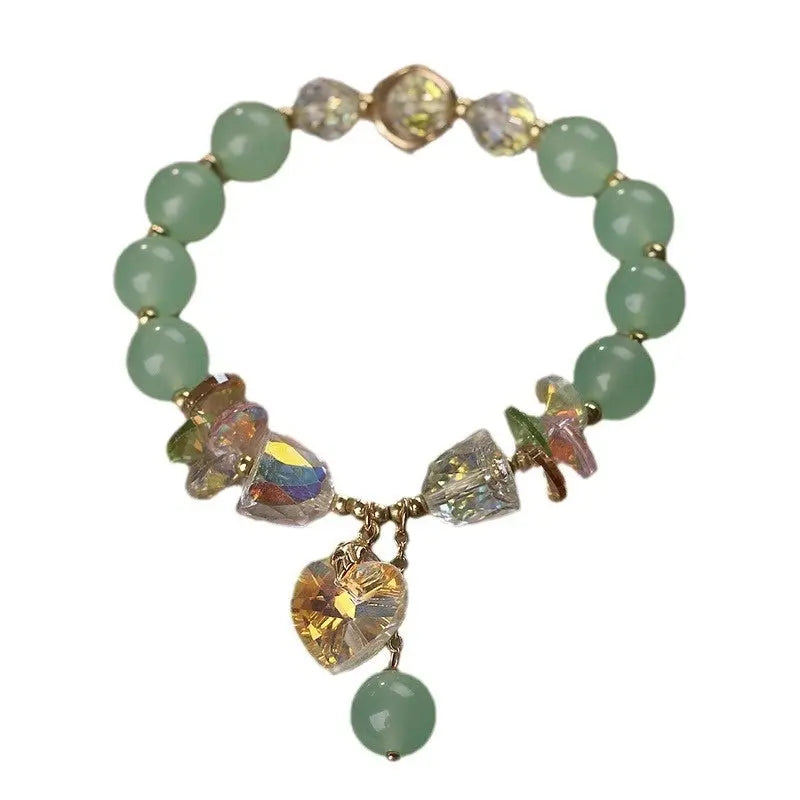 Aquamarine Crystal Bracelet For Women Affordable Luxury Fashion null
