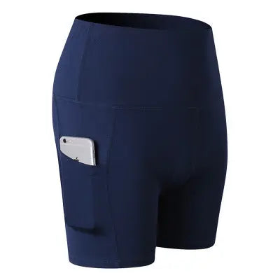Three-point yoga shorts null
