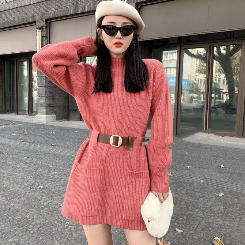 Knit bottoming dress null