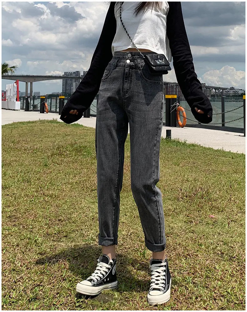 Smoky gray jeans null