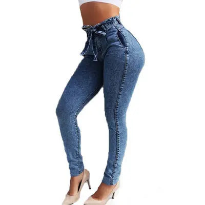 Fringed jeans null