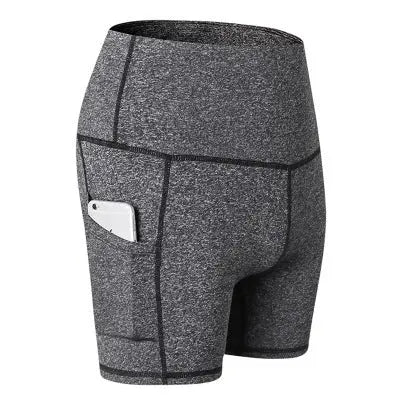 Three-point yoga shorts null