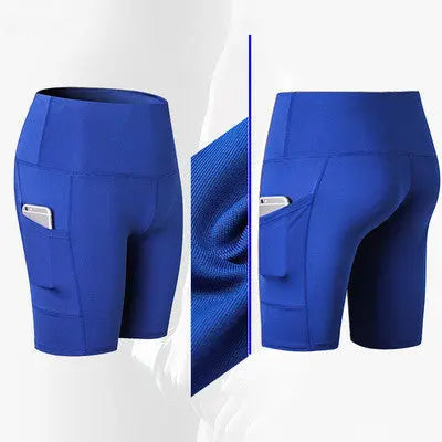High waist yoga shorts fitness shorts null