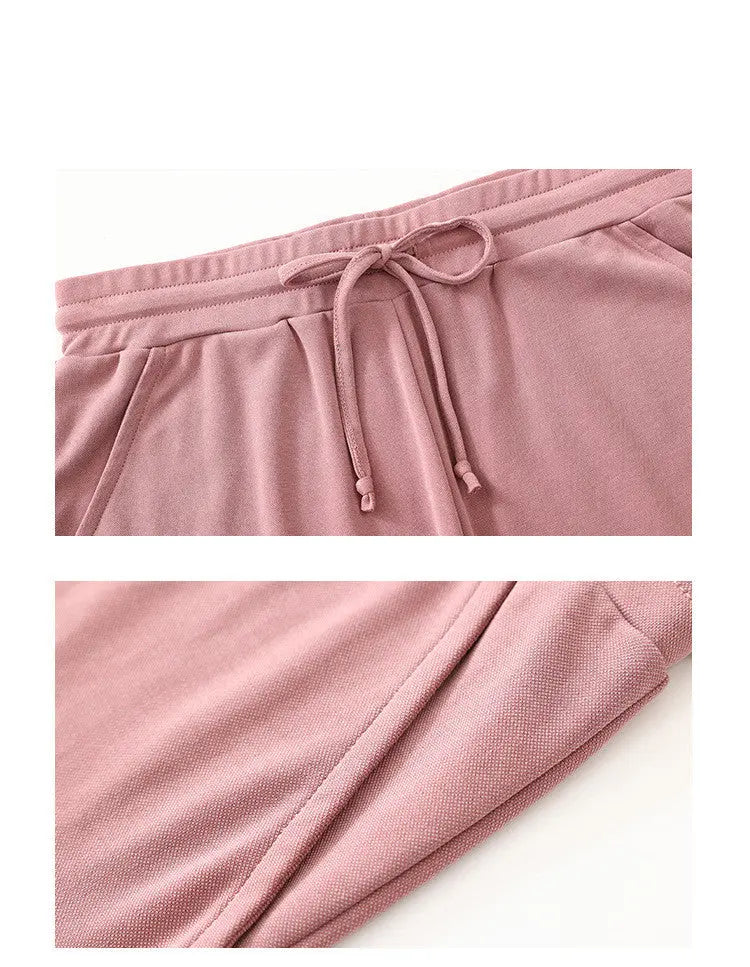 Lace Wide Loose Shorts Women HipsRunning Sports Fitness Fashion Casual Yoga Shorts null