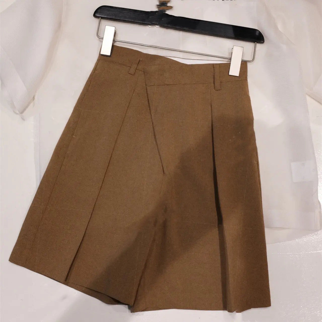 Bermuda Shorts Suit Diagonal Placket Shorts Shorts null