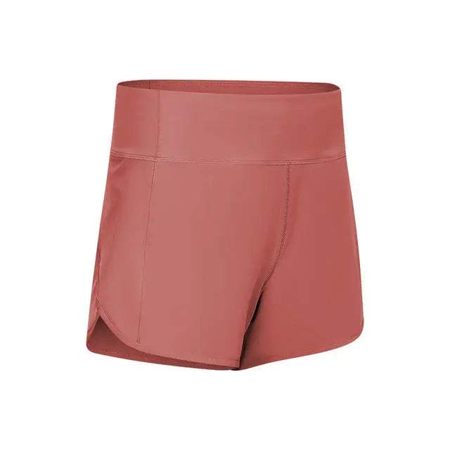 Women's Yoga Shorts Back Zip Pocket Sports Shorts null