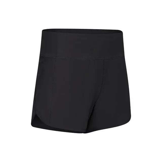 Women's Yoga Shorts Back Zip Pocket Sports Shorts null