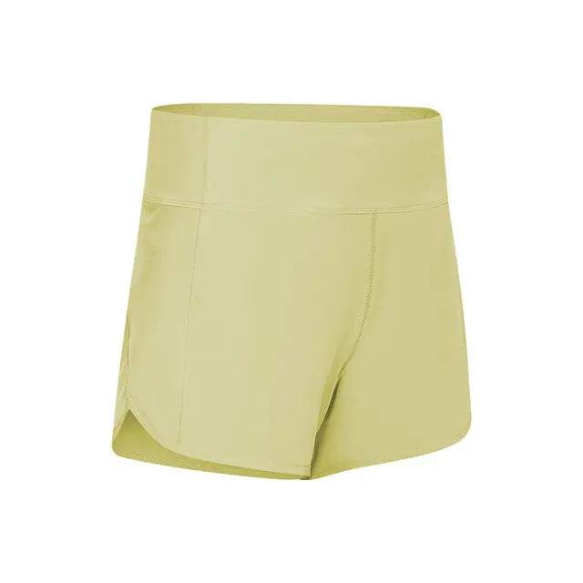 Women's Yoga Shorts Back Zip Pocket Sports Shorts null