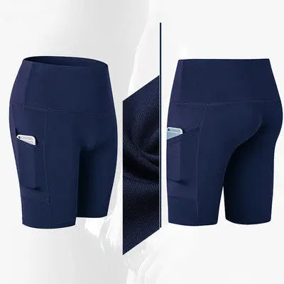 High waist yoga shorts fitness shorts null