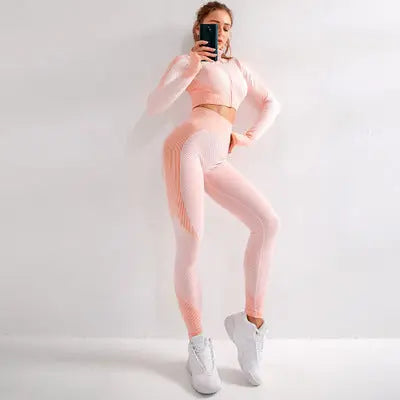 Seamless Yoga Suit Set null