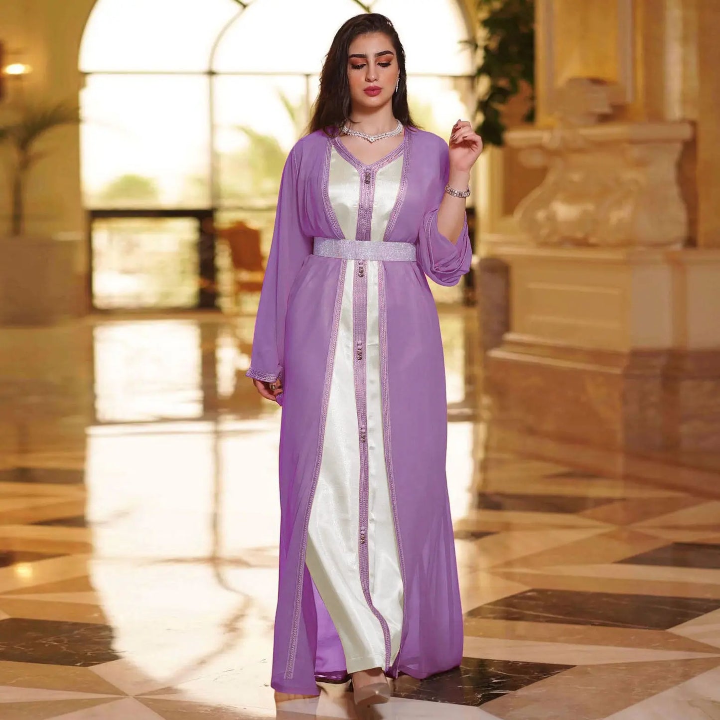 Chiffon Dress Foreign Trade Muslim Women's Clothing null