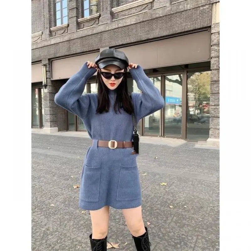 Knit bottoming dress null