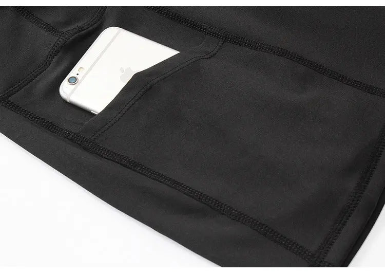 Three-point yoga shorts null