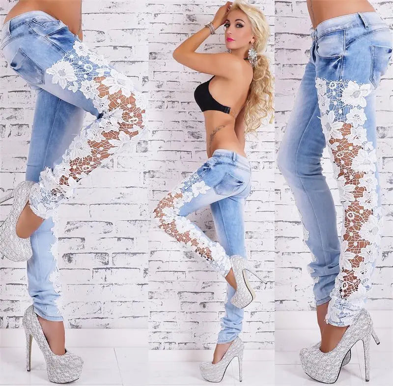 Lace jeans null