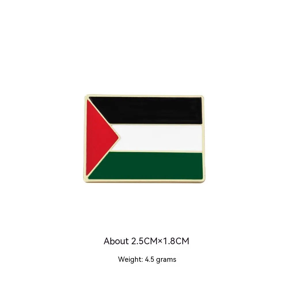 Fashion Simple Free Palestine Flag Brooch null