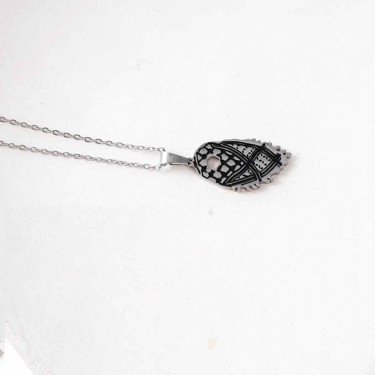 Stainless Steel Arab Palestine Gallery Fiya Scarf Necklace null
