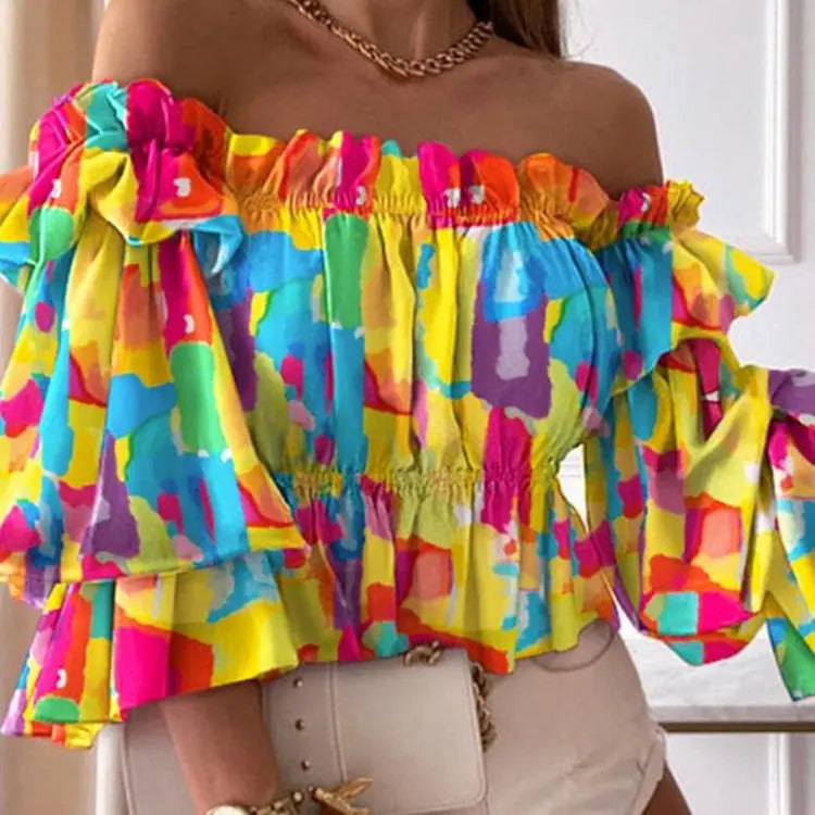 Shirts Women Long Sleeve Blouse Sexy null