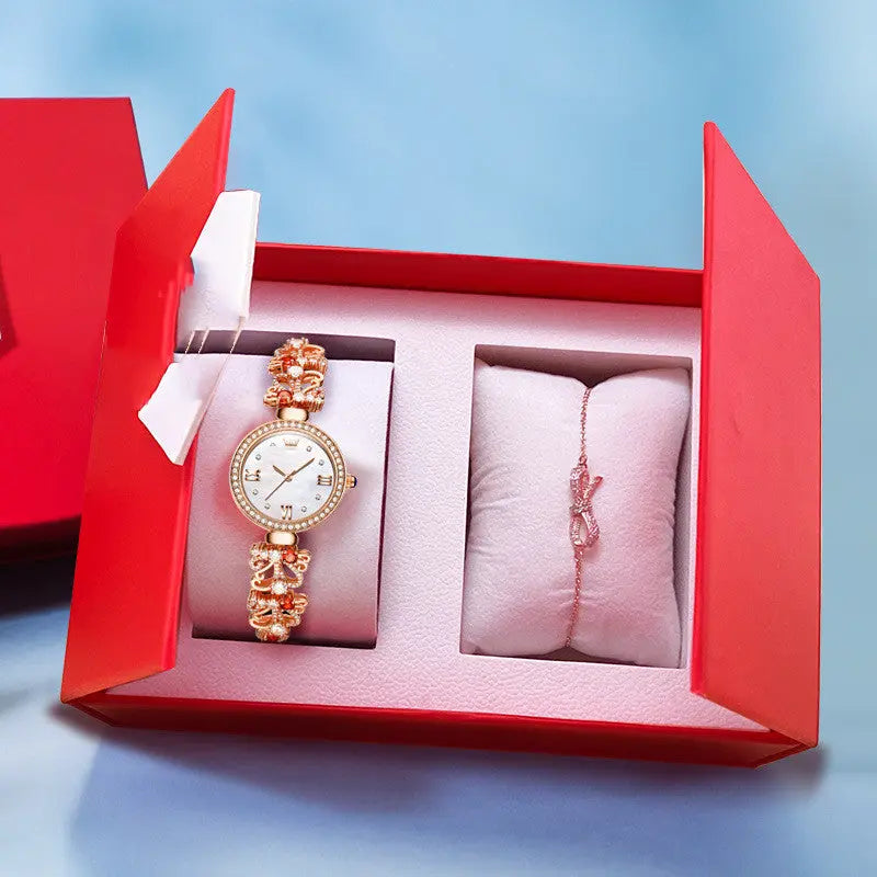 New Women's Premium Luxury Waterproof Bracelet Watch null