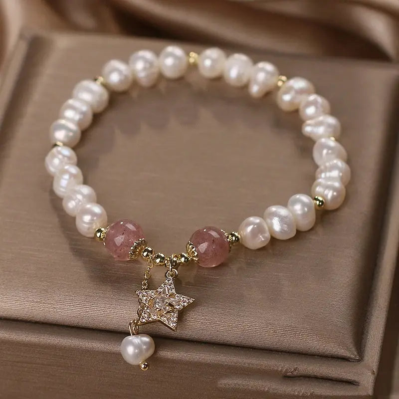 Natural Freshwater Pearl Bracelet Affordable Luxury Fashion null