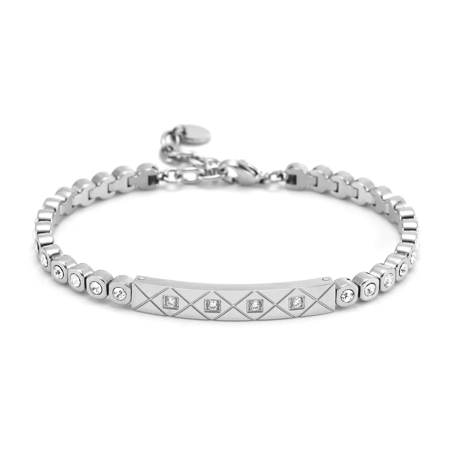 Light Luxury High-grade Diamond Chessboard Bracelet null