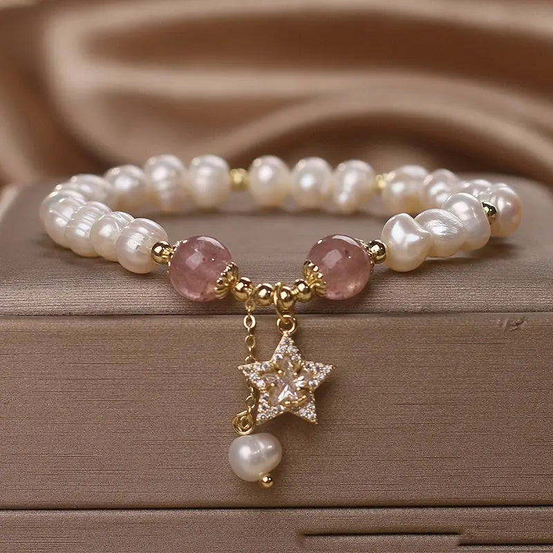 Natural Freshwater Pearl Bracelet Affordable Luxury Fashion null