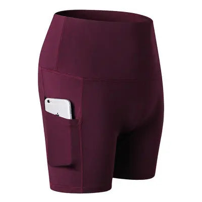 Three-point yoga shorts null