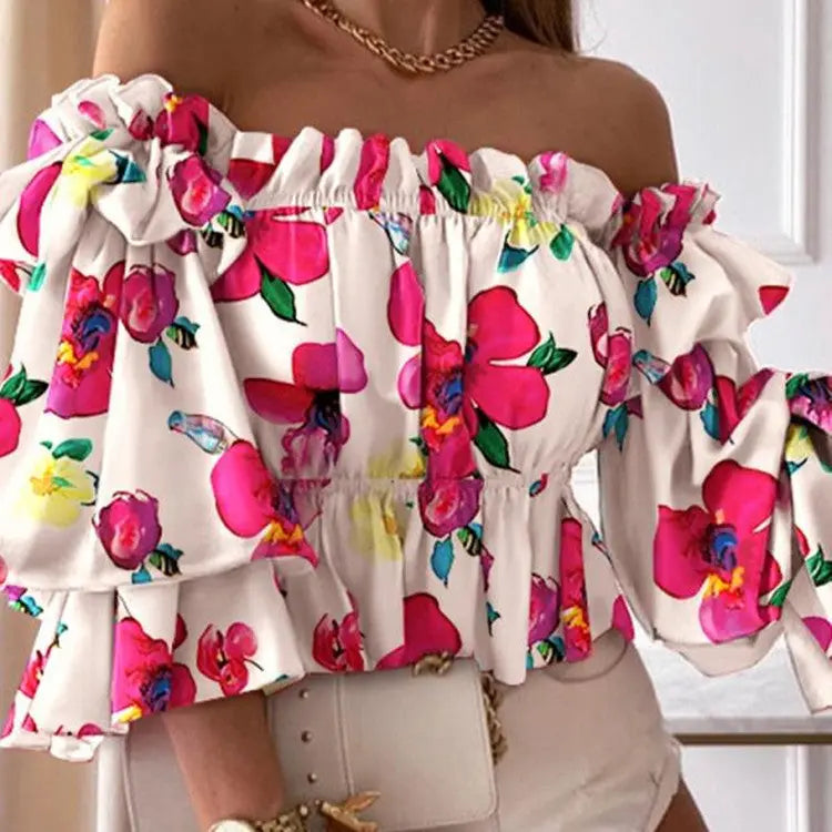 Shirts Women Long Sleeve Blouse Sexy null