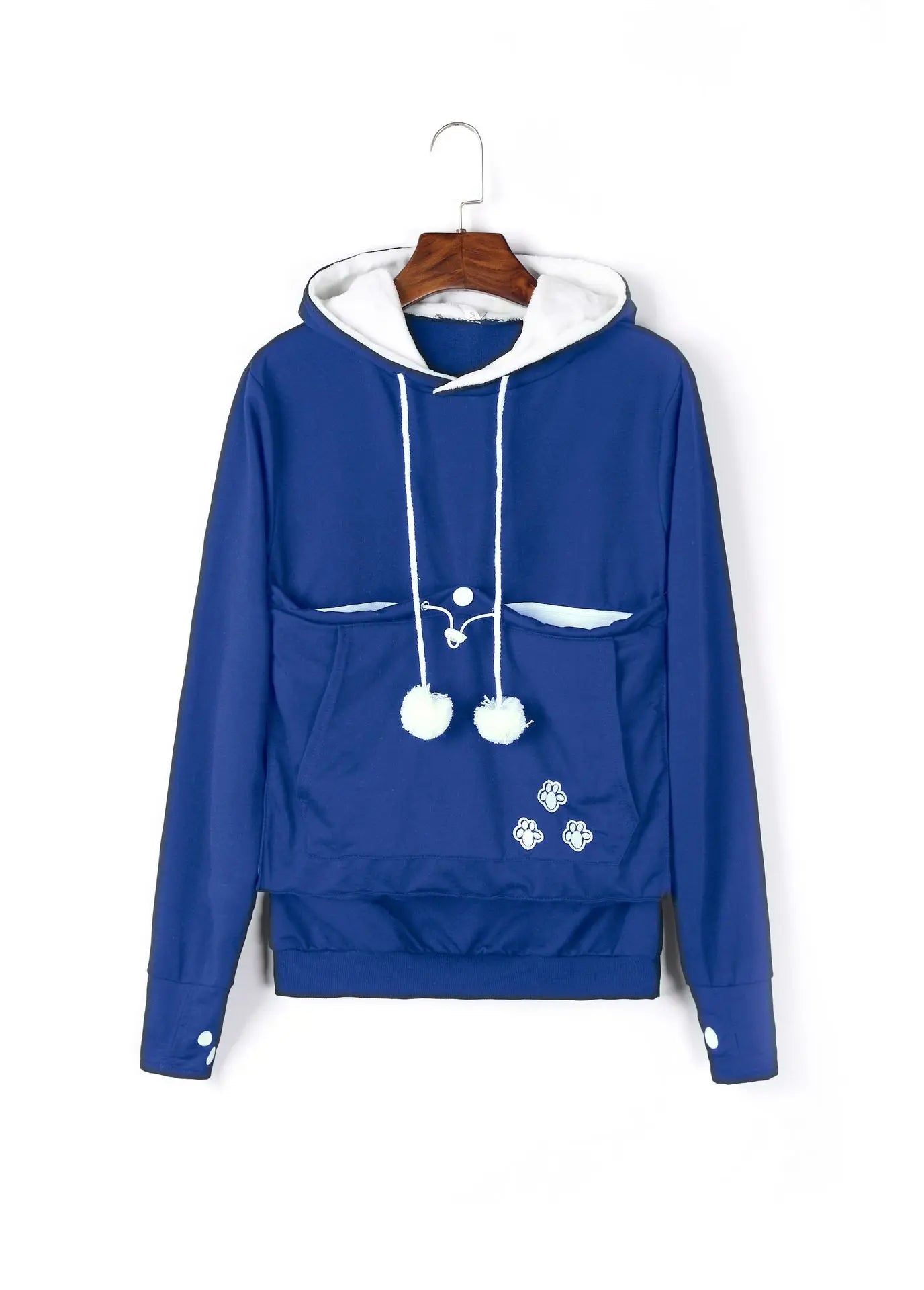 Cute Hoodies Pullover Sweatshirts With Pet Pocket For Cat Clothes Winter Women - Nadastore womens fashion