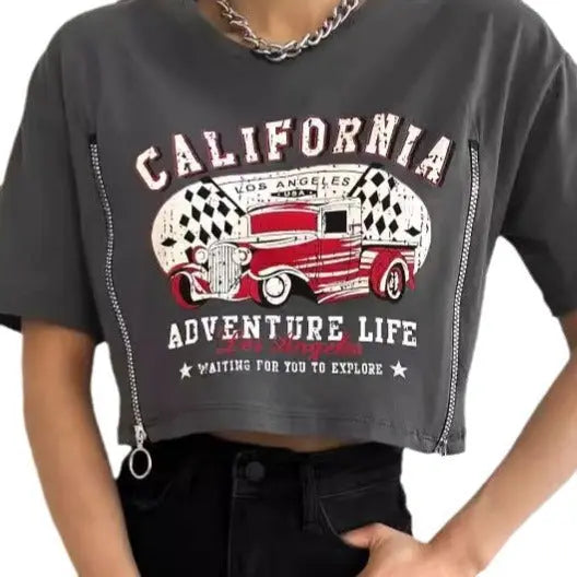 Trendy Versatile T-shirt Women null