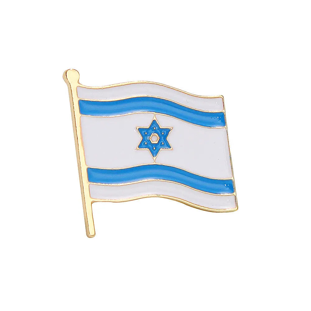 Fashion Simple Free Palestine Flag Brooch null