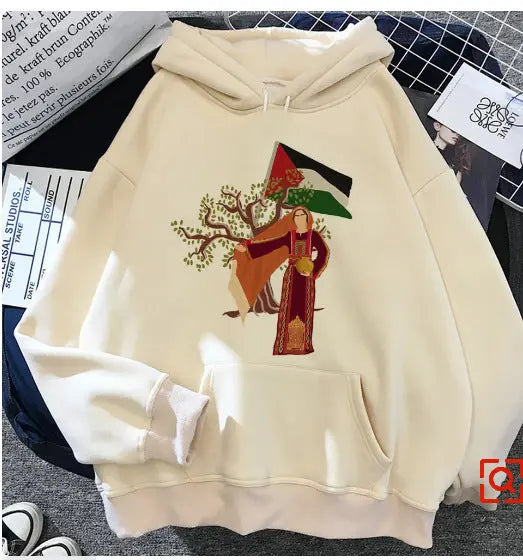 Palestine Hoodie Women Designer Graphic Female - Nadastore Palestine Hoodie Women Designer Graphic Female 39.99