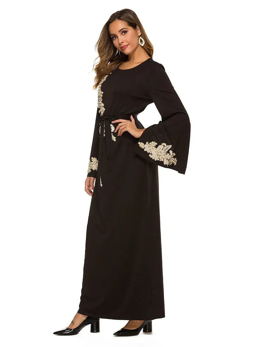 Muslim embroidered dress null