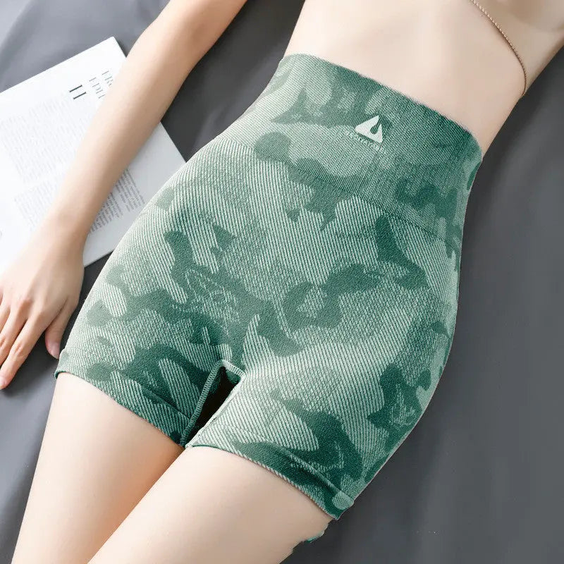 Print Gym Yoga Shorts Soft Workout Yoga Running Shorts Summer null