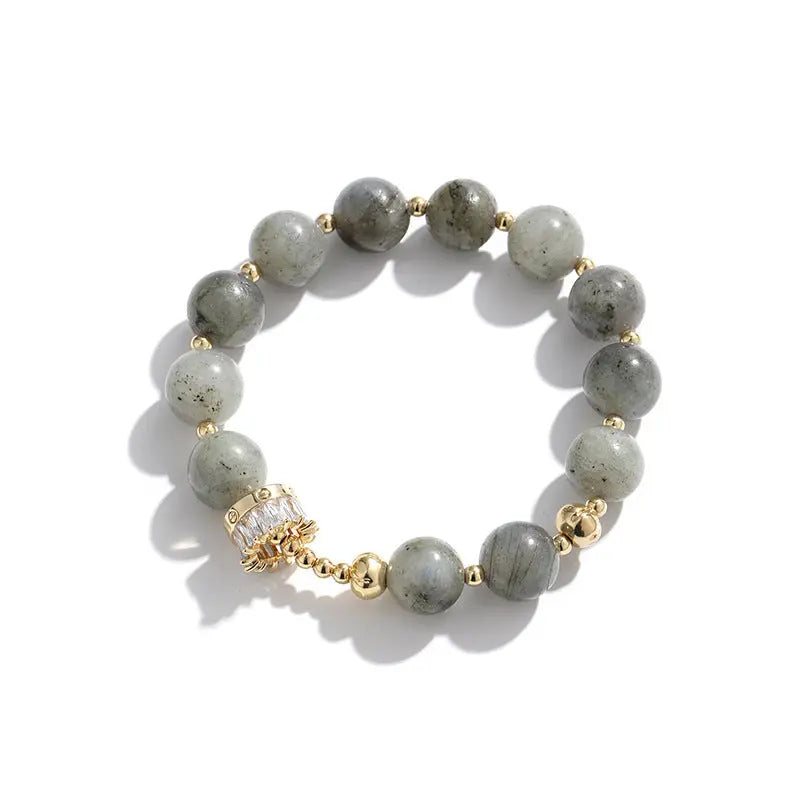 Moonstone Small Waist Transfer Bead Bracelet Women Design Small Light Luxury null