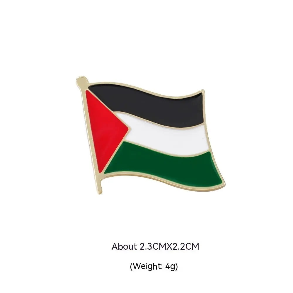 Fashion Simple Free Palestine Flag Brooch null