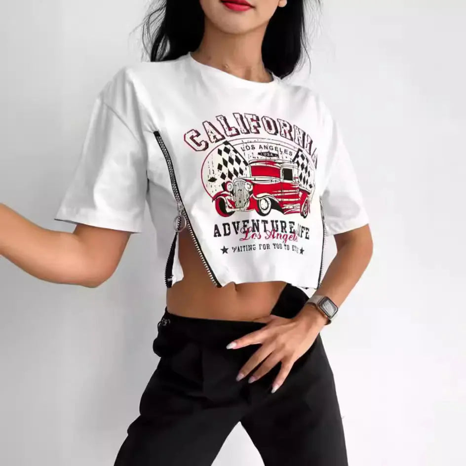 Trendy Versatile T-shirt Women null