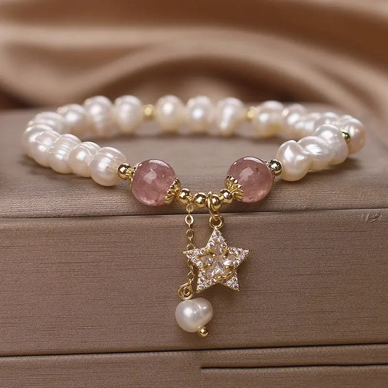 Natural Freshwater Pearl Bracelet Affordable Luxury Fashion null