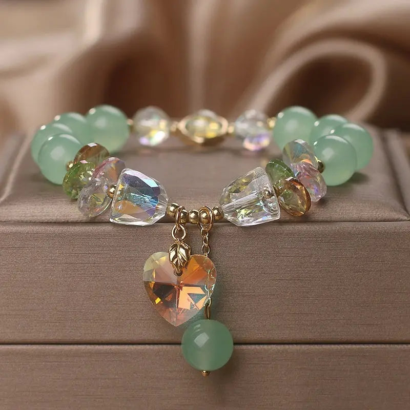 Aquamarine Crystal Bracelet For Women Affordable Luxury Fashion null