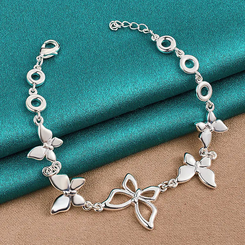 Retro Light Luxury Hollow Butterfly Bracelet null