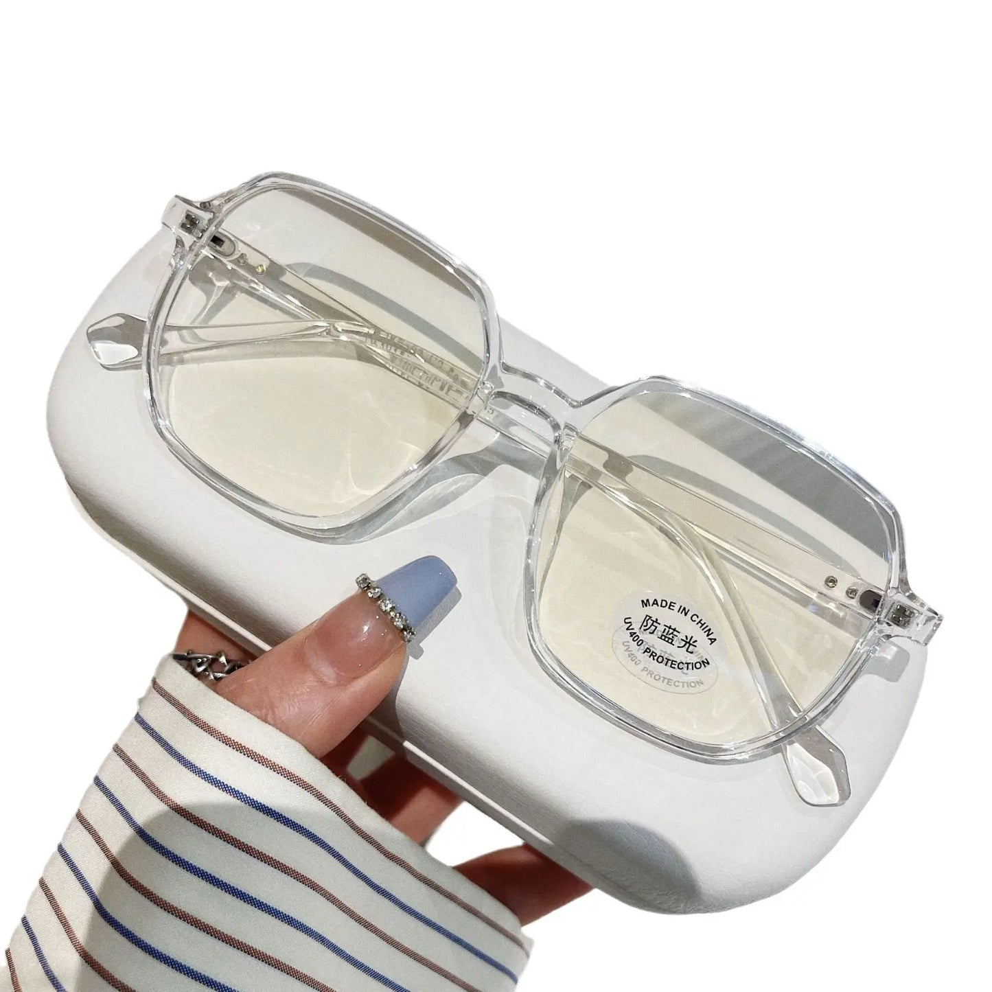 Square Concave Shape Myopia Glasses Rim Men And Women null
