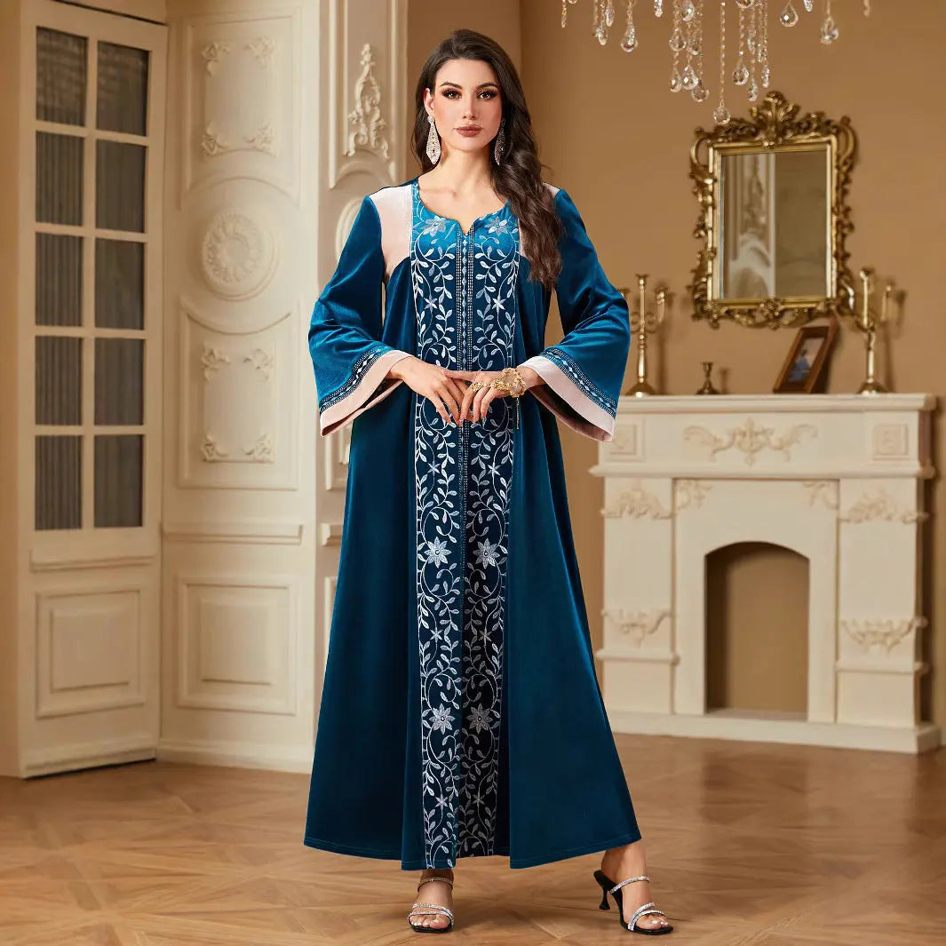 Middle East Women's Clothing Stitching Muslim Dress null