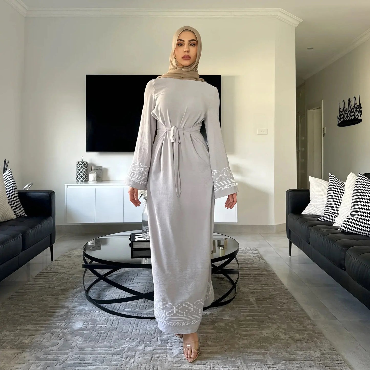Women's Embroidery Fashion Personality Muslim Dress null