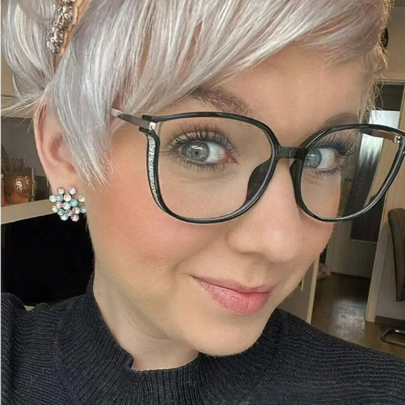 Anti-blue Light Reading Glasses For Women Fashion Large Rim - Nadastore -Anti-blue Light Reading Glasses For Women Fashion Large Rim