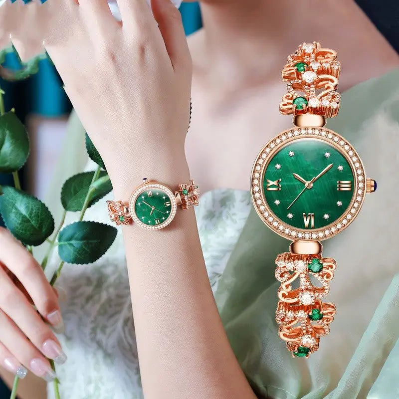 New Women's Premium Luxury Waterproof Bracelet Watch null