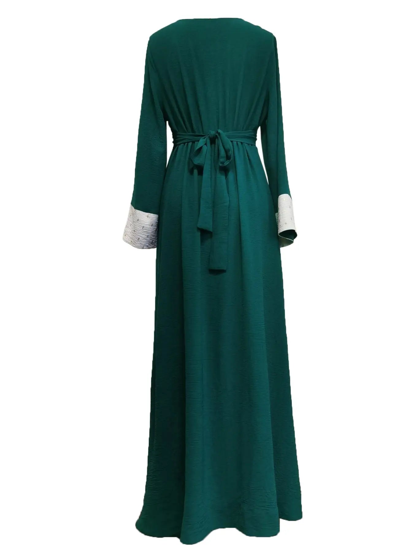 Embroidery Applique Muslim Tunic Robe Dress null