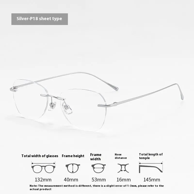 Fashion Graceful Personality Frameless Glasses Women null