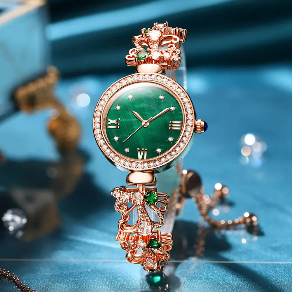 New Women's Premium Luxury Waterproof Bracelet Watch null