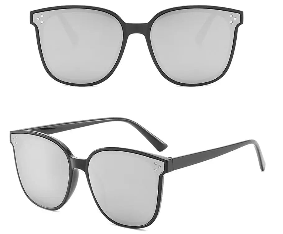 Rectangle Sunglasses Women Rimless Square Sun Glasses null